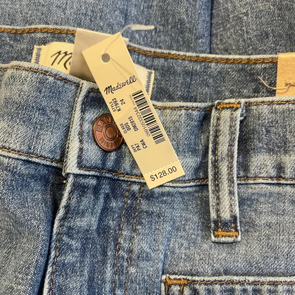 NWT Madewell Wide Leg Crop Sailor Jeans - Picture 2 of 6